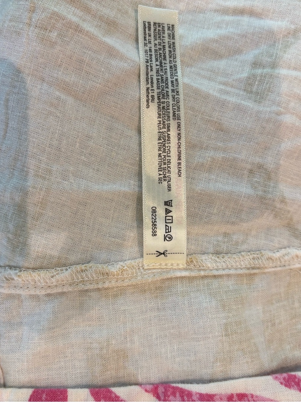 WOOL + NATURE x Celandine by Anthropologie Linen Blend Buckle Wrap Skirt, Sz XXS - Picture 8 of 11